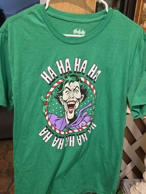 Batman Green Joker Graphic Short Sleeve Tee